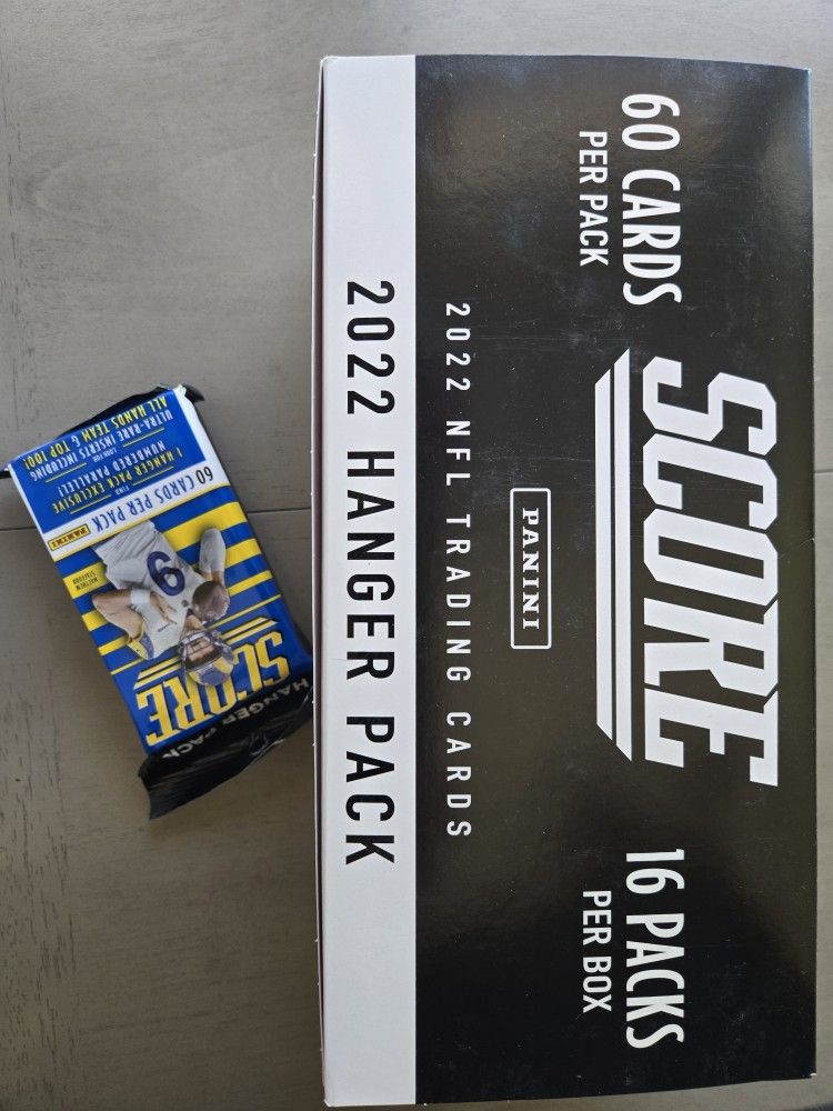 Panini Score NFL Football Hanger Fat Packs Case Box