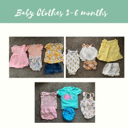Baby Clothes 3-6 Months 