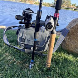 Shimano Daiwa Abu Garcia Fishing 🎣 rods and reels 