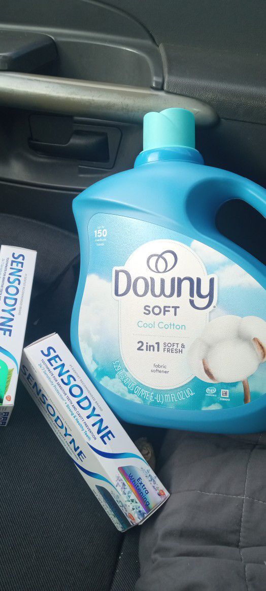 Downy Liquid 150 Loads & Sensodyne Toothpastes