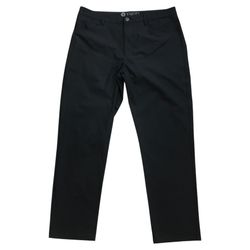 Vuori Meta Pants Mens 34 Black Chino Slim Fit Athleisure Casual Stretch Gym V430
