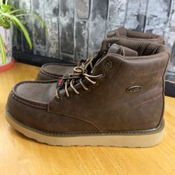Lugz Men's Steel Toe Work Boots Brown ASTM F2413-18 12M MCYPRSTD-2186