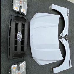2015 ford F150  Hood ,Fenders , Lights ,Grill ,Radiator ,Condenser ,Bumper 