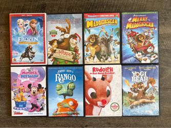 Disney Animated Movies DVD Lot (Lot of 8 Movies)