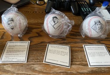 (New) Avon Collectible Baseballs, Willie Mays, Babe Ruth and Nolan Ryan  [Vintage]