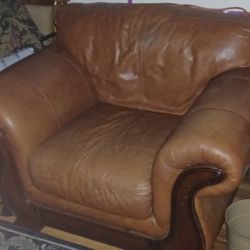 Leather Couches 5 Piece Set 