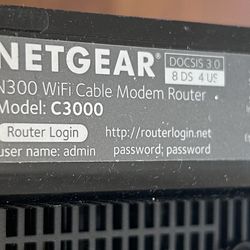 Wi-Fi Cable Modem router