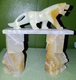 Mexican onyx hand carved sculptures