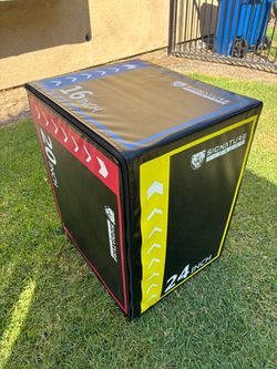Jump box 16”, 20”, and 24” foam  GREAT FOR AT HOME WEIGHTS GYM