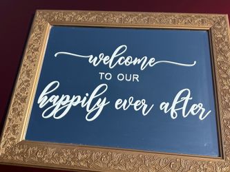 Wedding sign
