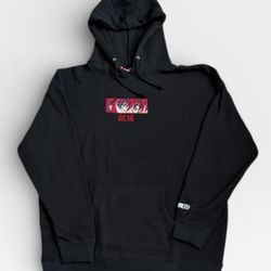 Hypland Yu Yu Hakusho Kurama Eyes Hoodie Black XL NWT