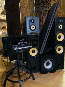 Sony SS-MF750H 200-Watt Floor Speakers - Sony SA-W2500 is a 10-inch active Sony STR-DA4ES