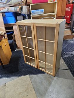 Cabinet with glass doors