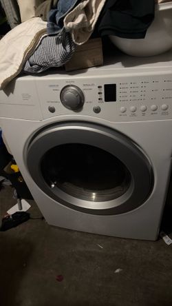 Free washer and dryer must pick up