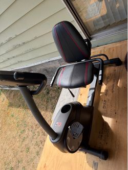 Exercise recumbent bike!