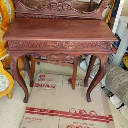 Wood Carved Tables 
