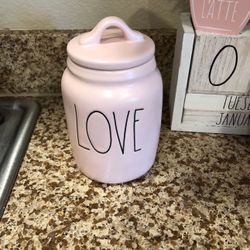 Rae Dunn Baby Love Canister