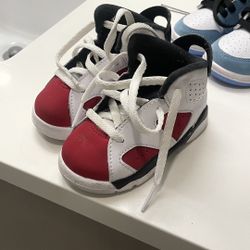 2021 Air Jordan 6 Retro TD 'Carmine' Size5c