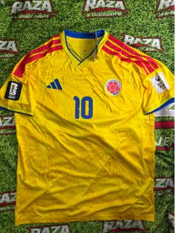 Colombia 2026 Home Jersey James #10 Size XXL- XXXL- XXXXL