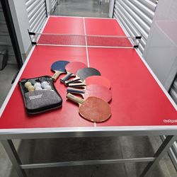 GoSports Ping Pong, Table Tennis Set, USED, Portable, 6ft x 3ft