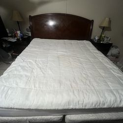 King size Frame and mattress