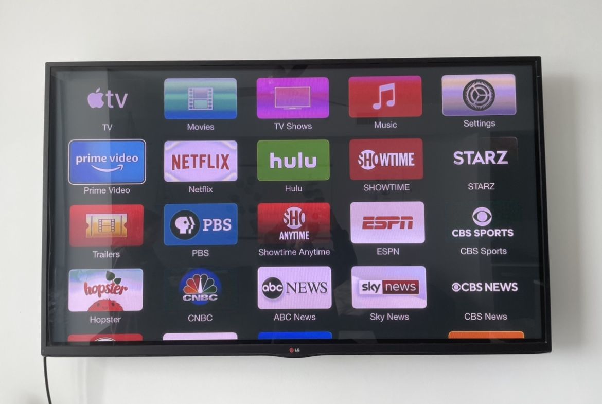 60 inch LG LN5400 TV + apple tv