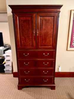 Ethan Allen Cherry Wood Armoire