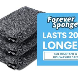 Heavy Duty Kitchen Sponge, forever sponge. New