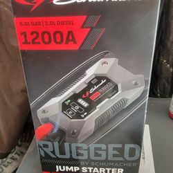 Rugged 1200amp Jump Starter