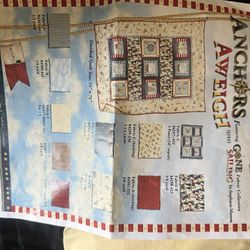 Fabric For A Quilt Sailing 