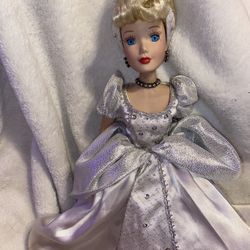 Disney Cinderella Porcelain Doll 