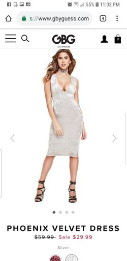 Guess gray dress M