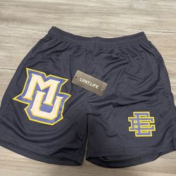 Eric Emanuel MU Blue Shorts Size L