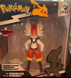 Pokémon Cinderace Action Figure – Select Trainer Team Series – New in Box