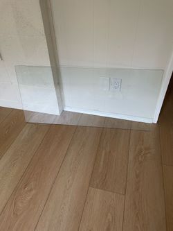 FREE Glass Tabletop / Dresser Topper – 20” x 43”