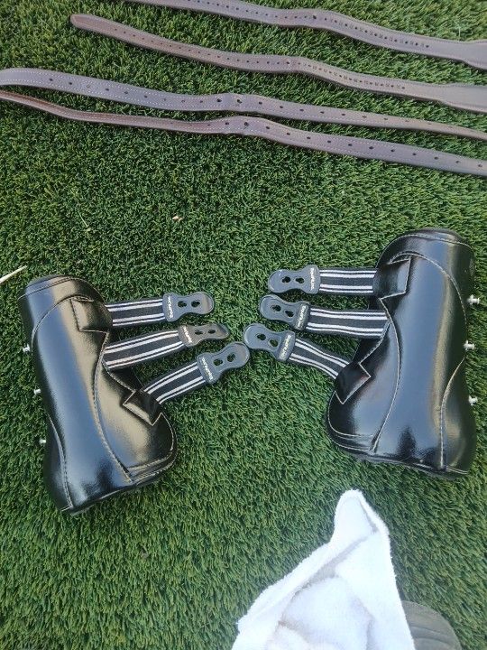 Equifit D-Teq Front Boots Black, size XL