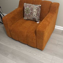 40” Modern Chenille Style accent Chair