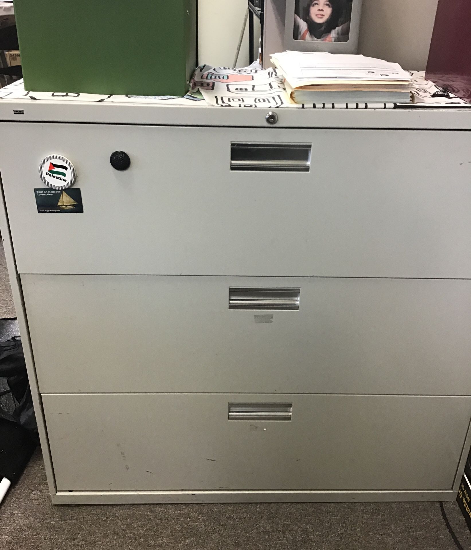 3 Drawer Horizontal File Cabinet