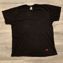 Blank Black Supreme Hanes T Shirt MenS XL Plain Basic Tee Y2K #984
