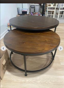 Nesting tables and side table set 4pc
