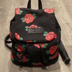 Y2K Red Roses Mini Backpack 