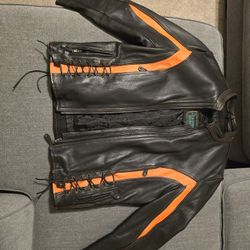 Leather Motorcycle Jacket 