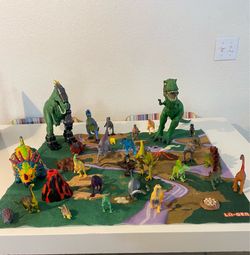 Large dinosaur collection