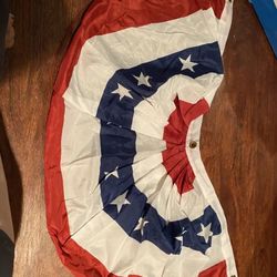American Flag Float Banner 