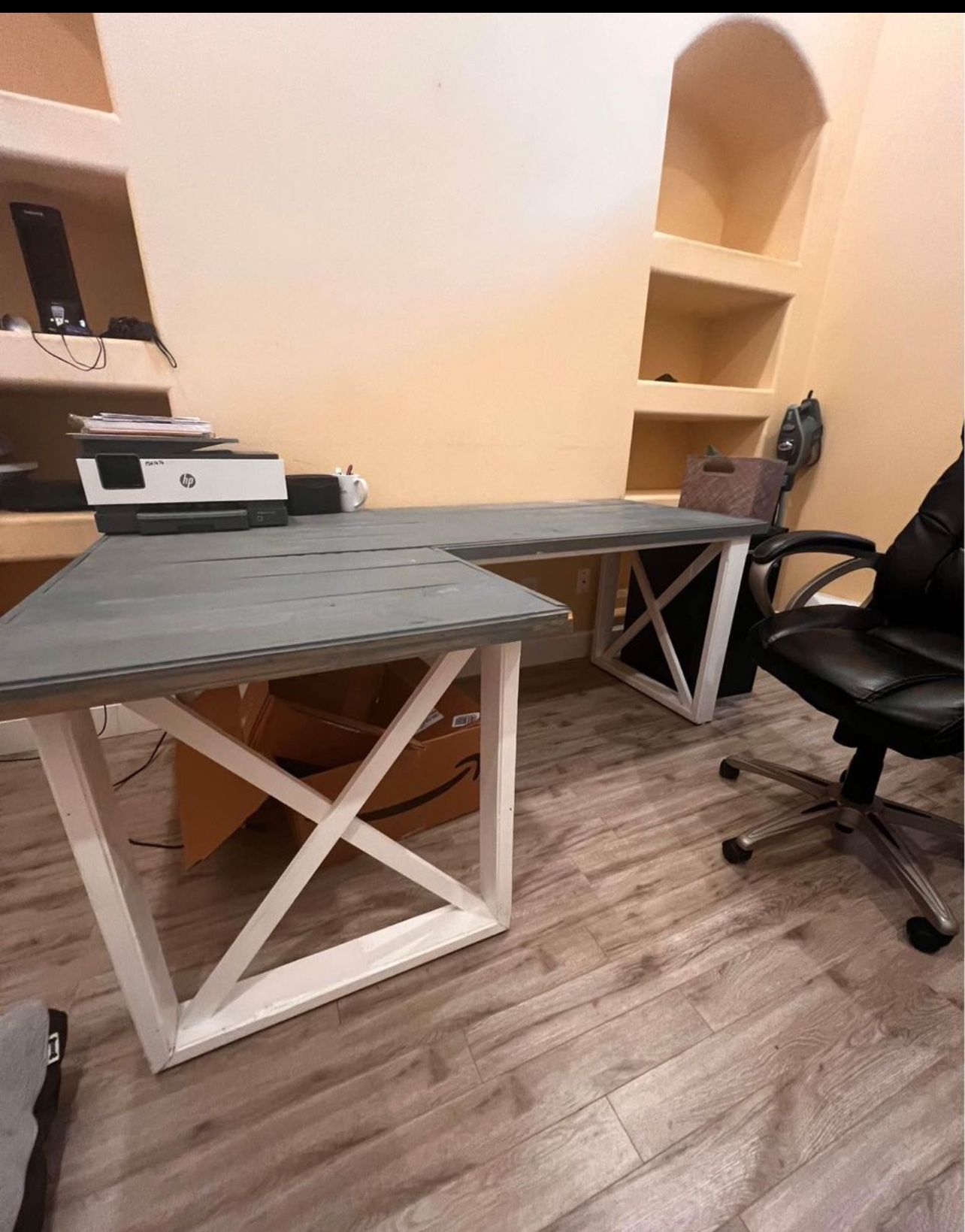 Handmade Real Wood Large Desk