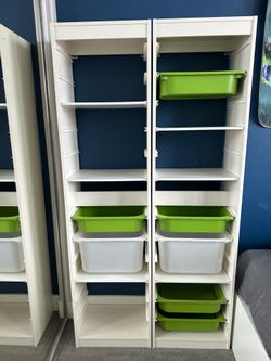 Two Trofast Storage Bookcases IKEA-
