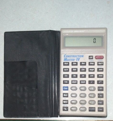 Construction Master IV Calculator