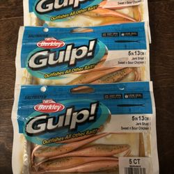 Berkeley Gulp Sweet n Sour Jerk Shad x 3