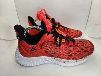 Under Armour Curry Flow 9 Sesame Street Elmo Basketball Shoes Men's 7.5 Sneakers