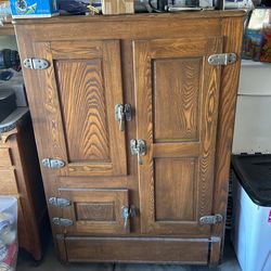 Antique refrigerator